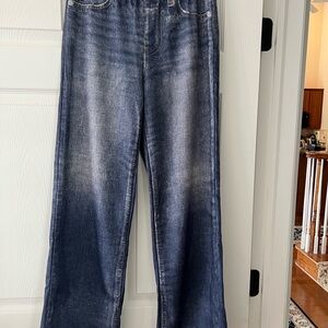 Classic Blue Wide Leg Jeans
